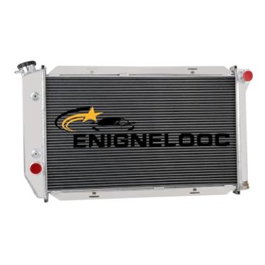 Imagem de Enignelooc Radiador de alumínio com núcleo de 3 fileiras para Ford Elite Gran Torino Ltd Ii Ranchero Thunderbird Mercury Cougar Montego Lincoln Continental Mark Iv V Most Engines 1973 1974 1975 1976
