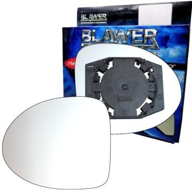 Imagem de 97519 - Vidro Espelho Retrovisor Lado Esquerdo Com Base Clio 2013 a 2015 - Blawer