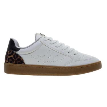 Imagem de Tênis Casual Feminino Via Marte 213-001-02 Branco, 36, Branco