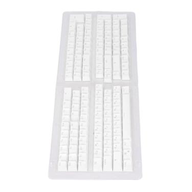 Imagem de Generic CAPS de Teclado de Teclado Russo, 132 Chaves Perfil OEM Requintado de para 61 a 108 (Branco)