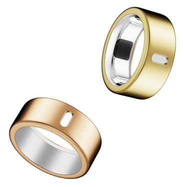 Imagem de Capa compatível com Oura Ring Gen 4/Gen 3 Horizon/Gen 3 Heritage, (não é compatível com Oura Ring 4-Ceramic), carrega diretamente, protetor de dedo de TPU resistente para treino feminino masculino