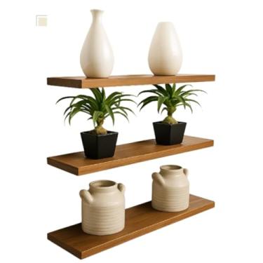 Imagem de Prateleira MDF Estreita 60cm Parede Sala Home Office (Freijo)