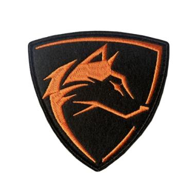 Imagem de Remendos de bordado de raposa animal, remendo de moral tático militar com gancho e laço adesivos decorativos costurados para roupas, vestidos, chapéus, bolsas