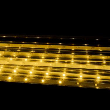 Imagem de 8 Tubos De Luz Led 75cm Iluminação Cascata De Efeito Gelo Chuva Natal Branco Quente