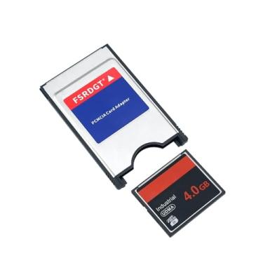 Imagem de ANXILE 1 Cartão De Memória Flash Compacto Extreme 4Gb E 1 Adaptador De Cartão Pc Para Câmera, Cartão Cf Udma De Memória Flash Portátil De Alta Velocidade