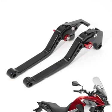 Imagem de YOKNTECH Alavancas de embreagem de freio de motocicleta curtas ajustáveis compatíveis com Honda CB500F CB500X CBR500R 22-23 | CMX 300 500 Rebel 17-22 | Fury 09-18 | VT750 10-19 | NC750S NC750X 14-15