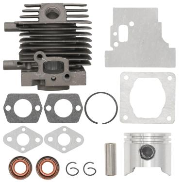 Imagem de DUZFOREI Kit de junta de pistão de cilindro 4137 020 1202 34 mm, substituição para aparador Stihl FS75 FS85 FC75 FH75 HL75 HL75K HT70, substitui 4137 129 0900