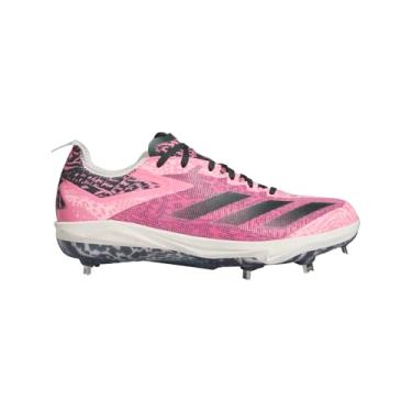 Imagem de adidas Tênis de beisebol masculino Adizero Electric Plus Somos - Rosa, rosa, 46