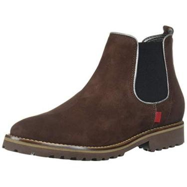 Imagem de Marc Joseph New York Bota feminina de couro Eva leve com tecnologia Chelsea, Nobuck marrom, 9