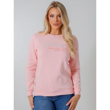 Imagem de Blusa Feminina Moletom Gola O-Feminino