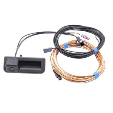 Imagem de Câmera de ré, maçaneta do porta-malas com linha de alta orientação, chicote elétrico compatível com URUS Q5 Q8, compatível com SEAT ATECA A6 C8 KODIAQ SUPERB 3V, compatível com Touareg(ATECA)