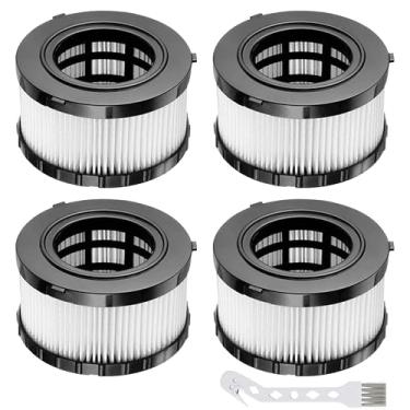 Imagem de Unikstone Substituição de filtro HEPA compatível com aspirador de pó seco e úmido DEWALT DC5151H DC515 DCV517, pacote com 4 com 1 escova de limpeza