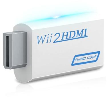 Imagem de Herfair: Adaptador Wii para HDMI, Saída HDMI 1080p, Conector Wii com Áudio de 3,5 mm, Suporte para Todos os Modos de Exibição