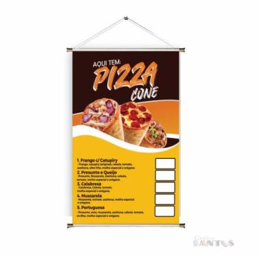 Imagem de Banner pronto Pizza Cone BA 280 medida 45x70 cm arte pronta