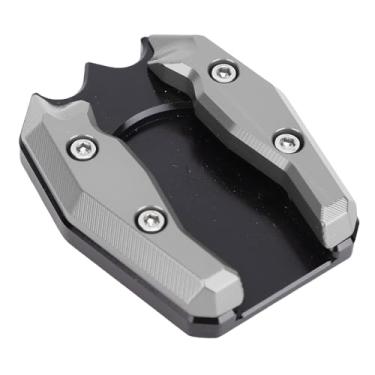 Imagem de lyrlody Motocicleta Kickstand Extender, Suporte de Extensão de Placa de Suporte, Liga de Alumínio CNC Com Fixação Segura, Instalação Fácil para XMAX300 2013-2025, Estabilidade Aprimorada (Ti cor)
