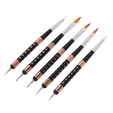 Imagem de Pincéis de Pintura de Unhas Caneta de Desenho de Unhas Conjunto de Pincéis de Arte de Unhas, 5pcs Pincéis de Arte de Unhas Ferramentas Pontilhadas para Salão de Beleza Uso