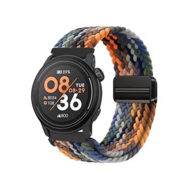Imagem de Yeahxing Pulseiras para Coros PACE 3/Apex 2 Pro/Apex Pro/Apex 46 mm - Pulseira de nylon trançada elástica, confortável, elegante, respirável, opções multicoloridas
