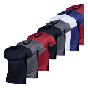 Imagem de Kit 5 Camisas Dry Fit Academia Esportiva Com Proteção Uv - LaBela, 5, 