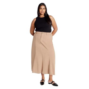 Imagem de City Chic Saia feminina plus size - Laylo, caramelo