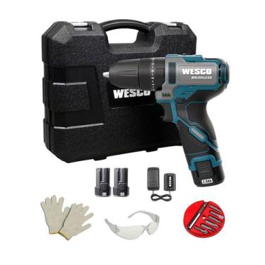 Imagem de Parafu/furad Impacto Brushless Wesco Ws2558k2 12v + Acess