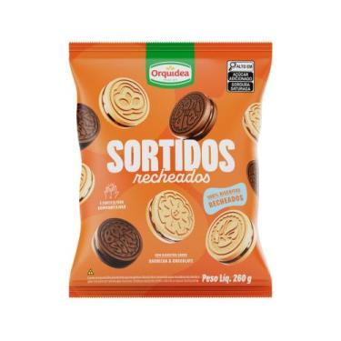 Imagem de Biscoito Sortidos Recheados Orquídea 260g