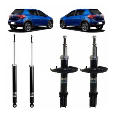 Imagem de Amortecedor Nakata Dianteiro+Traseiro Renault Sandero 1.0 2015 A 2020,