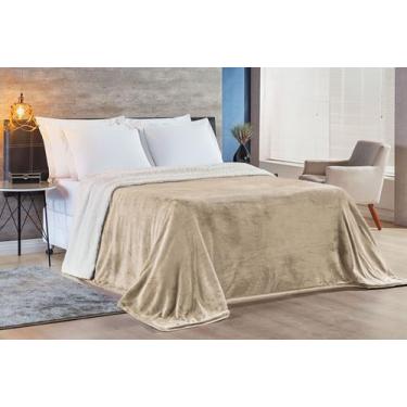 Imagem de Cobertor Alaska Toque Aveludado Fleece Queen c/ Sherpa - Bia Enxovais,