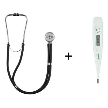 Imagem de Estetoscópio Rappaport Multi + Termometro Digital Axilar