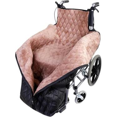 Imagem de Cobertor De Cadeira De Rodas De Inverno Manter Aquecido À Prova De Vento Capa Aconchegante Para A Parte Inferior Do Corpo Perna Acessórios De Cadeira De Rodas De Ajuste Universal Para Idoso