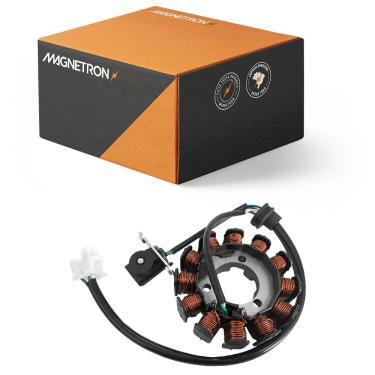 Imagem de Estator Alternador Com Bobina de Pulso NXR CG 160 Magnetron