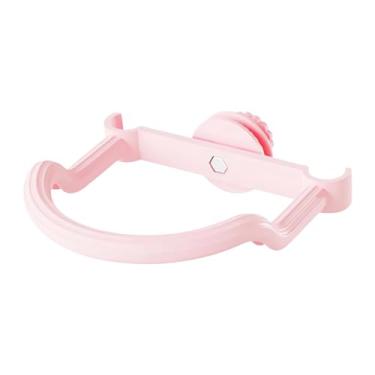 Imagem de IEUDNS Suporte para pássaros, suporte para papagaios, tentilhões de brinquedo, periquitos, canários, periquitos, calopsitas, papagaios, exercício, presente, Rosa