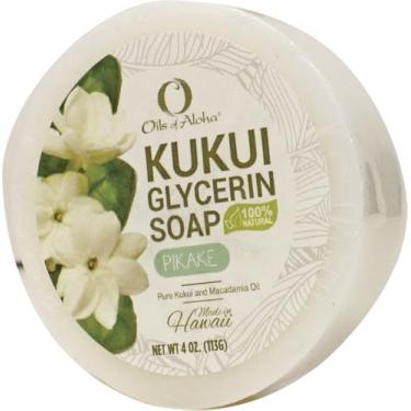 Imagem de The Islander Group Sabonete de glicerina Aloha Kukui, 4 barras, aroma de pikake