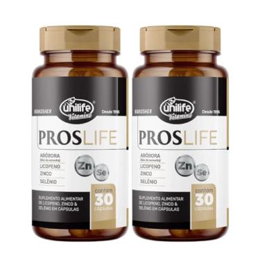 Imagem de Kit 2 ProsLife Óleo De Semente De Abóbora + Licopeno + Zinco + Selênio 30 Cápsulas de 750mg Unilife