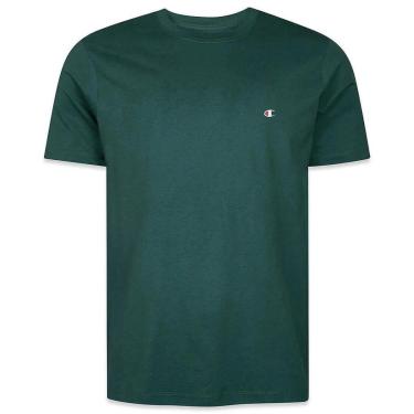 Imagem de Camiseta Champion Malhão Mc Logo C Embroidery Marrom-Masculino