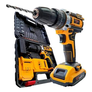 Imagem de Parafusadeira Furadeira Portátil 2 Baterias 36V Profissional
