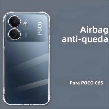 Imagem de Capa De Silicone Transparente Xiaomi POCO C65 5G, Proteção Completa, A