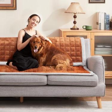 Imagem de YJSMMXY Capa de sofá lavável para cães, antiderrapante, tapete para gatos para cadeira, reclinável, protetor de móveis (caril, 1 peça / 70 x 210 cm/capa de assento)