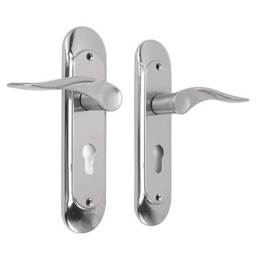 Imagem de Zhjvihx Manuseio Interior da Porta, Ampla Instalação Fácil de Alavanca de Passagem Aplicável Forte para o Banheiro