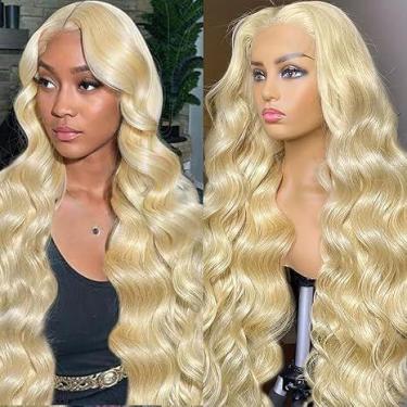 Imagem de Peruca frontal de renda TPXTPX 613 cabelo humano loiro de 20 cm para m