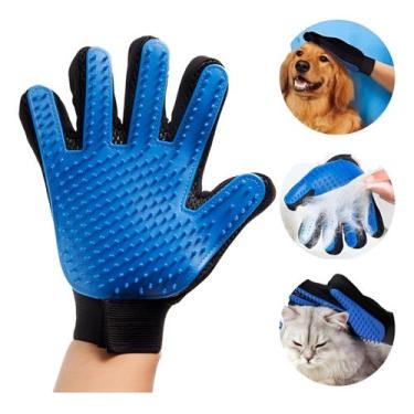 Imagem de Luva Escova Pet Magnético Tira Remove Pelos Cães Gatos - PRAC Company