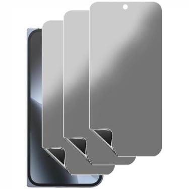 Imagem de YIEDBCX Pacote com 3 protetores de tela fosco de privacidade para Google Pixel 10 Pro Fold, protetor de tela frontal externo antirreflexo antirespião filme macio