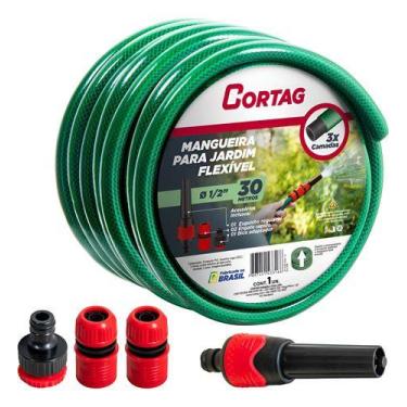 Imagem de Mangueira de Jardim Verde 1/2" x 30m - Cortag