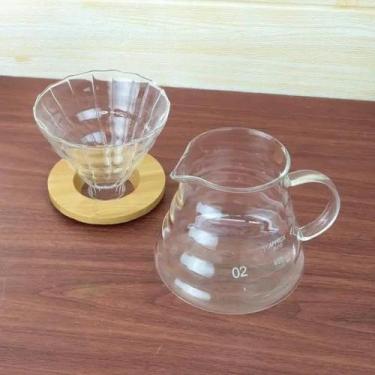Imagem de Conjunto Café com Jarra 600ml e Suporte Coador Vidro - CASITA/IMPORIEN