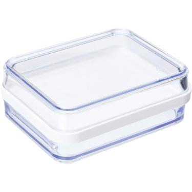 Imagem de Pote Plástico Transparente Clear Duo De 560ml Tampa Branca - 20769-3007 - Coza