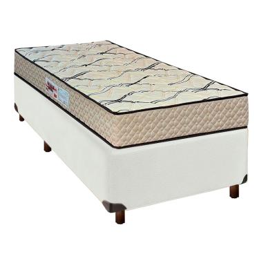 Imagem de Conjunto Cama Box Branco Solteiro + Colchão D33 Maxsono Paropas