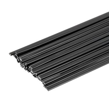 Imagem de HARFINGTON 5 conjuntos (10 peças) hastes de solda de plástico 25,4 cm tiras de solda PP hastes de soldagem para para-choques de carro, caiaque, reparo diário, para-choques de plástico, preto