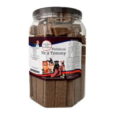 Imagem de Petisco Bifinho Premium Para Cachorro Pote 2kg (Churrasco)