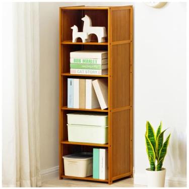 Imagem de AKALNNB Estante rotativa para livros estante rotativa estante giratória de madeira maciça prateleira de exibição multicamadas rack de CD jornal estante A4, 40 × 127 cm/15,7