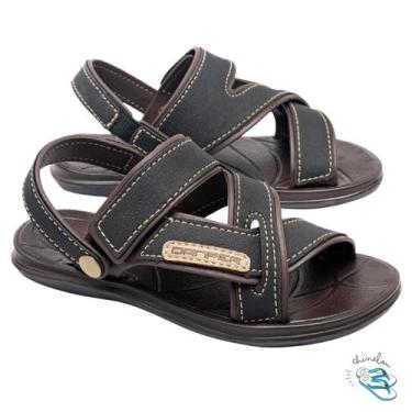 Imagem de Sandalia Papete Danper Kids Infantil Menino Homenzinho Antiderrapante 