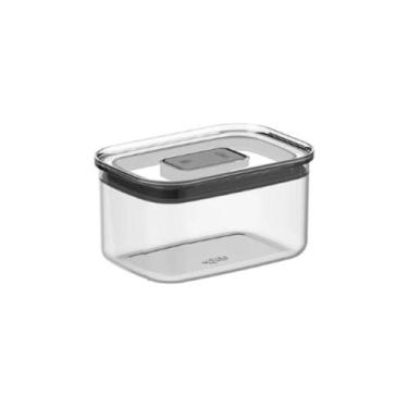 Imagem de Pote Organizador Hermético 650ml Retangular Para Mantimentos Ou